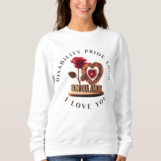 障カスタム害認識度Tシャツ – 衣服のPr スウェットシャツ (正面)