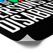 障国際的害者の前日 ポスター (角)