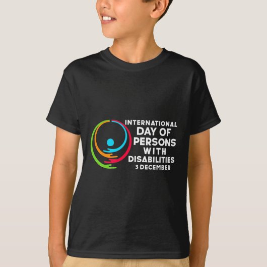 障国際的害者の日7 Tシャツ (正面)