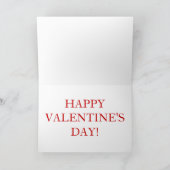 障壁の重量挙げ選手のバレンタインカードの破損 シーズンカード (内部)