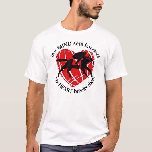 障壁の騎手の破損 Tシャツ (正面)