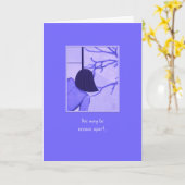 障子の若女ムーンラビットカード カード (黄色い花)