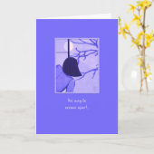 障子スクリーン・オーシャンズアパートカードの女性 カード (黄色い花)