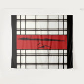 障子 – 竹 タペストリー (正面(横))