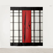 障子 – 竹 タペストリー (正面)