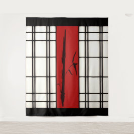 障子 – 竹 タペストリー