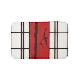 障子-竹 バスマット