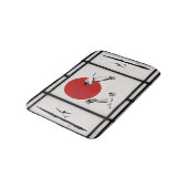 障子 – Bamboo & Crane バスマット (アングル)