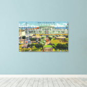 障害おもしろい公園見学 キャンバスプリント (インサイチュ (ウッドフロア))