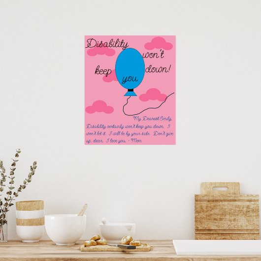 障害が保無い ポスター (キッチン)