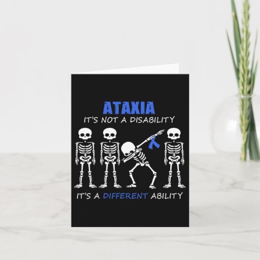 障害じゃない ダブるスケルトン カード (正面)