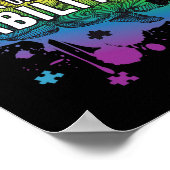 障害ではない能力違う自閉症 ポスター (角)