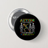 障害ではなく違う能力です 缶バッジ (正面&裏面)