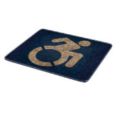 障害のあるテクスチャ カッティングボード (角)