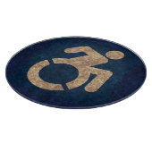 障害のあるテクスチャ カッティングボード (角)