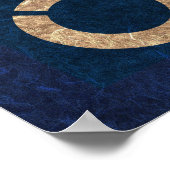 障害のあるテクスチャ ポスター (角)