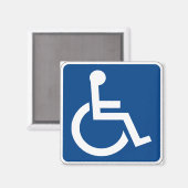 障害のある人がアクセス可能 マグネット (正面/裏面)