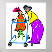 障害のある少女 ポスター (正面)