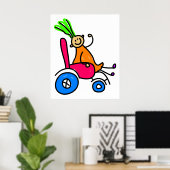 障害のある少女 ポスター (ホームオフィス)