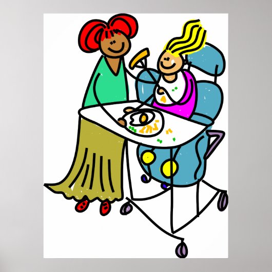 障害のある少女 ポスター (正面)