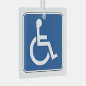 障害のある ガラスオーナメント (正面右)