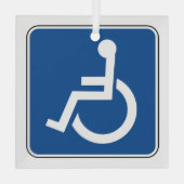 障害のある ガラスオーナメント (裏面)