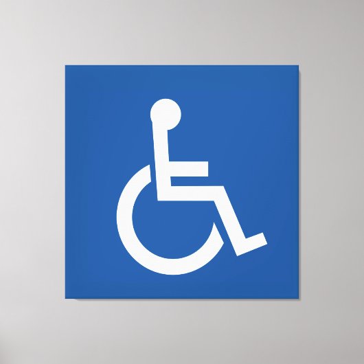 障害のある キャンバスプリント (正面)