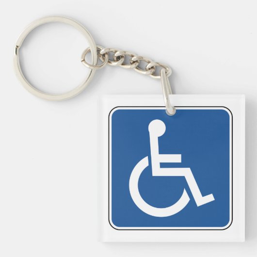 障害のある キーホルダー (正面)