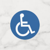 障害のある コンフェッティ (スモール正面)