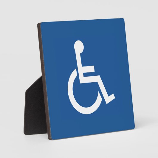 障害のある フォトプラーク (正面)