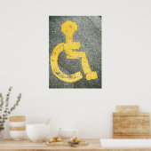 障害のある ポスター (キッチン)