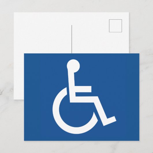 障害のある ポストカード (正面/裏面)