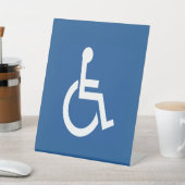 障害のある 台座サイン (インサイチュ)