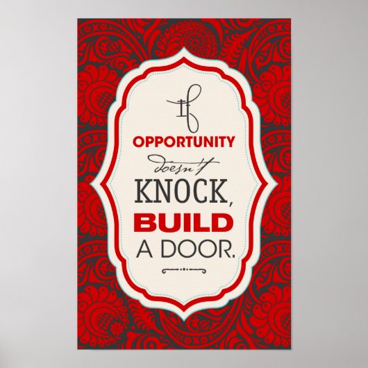 障害の克服モチベーション引用文 ポスター (正面)