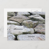 障害の克服! ポストカード (正面/裏面)