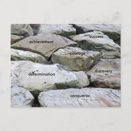 障害の克服! ポストカード (正面)