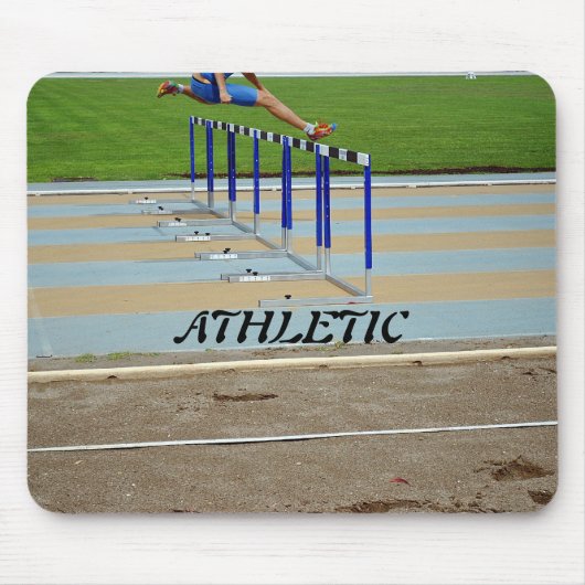 障害の跳躍 マウスパッド (正面)