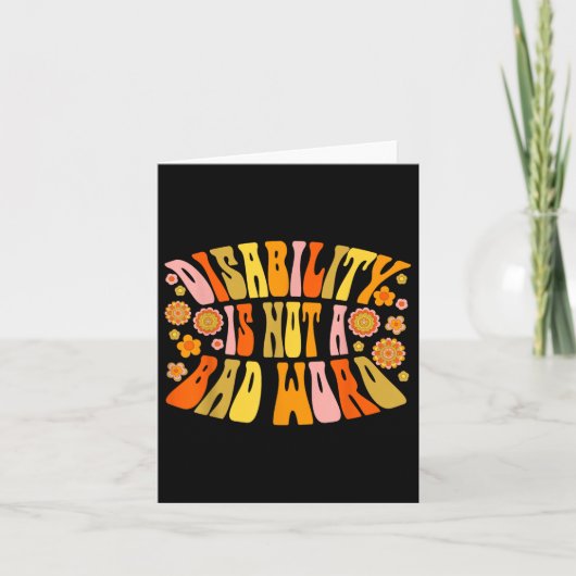 障害は悪い言葉ではない病気のサポート_21 カード (正面)