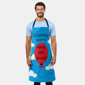 障害は私をダウン保しないII:エプロン エプロン (着用した状態)