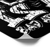 障害は車いす動機を悪い態度である ポスター (角)