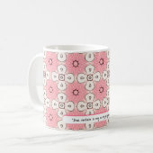 障害は錯覚である |バラパターン コーヒーマグカップ (正面左)