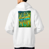 障害を克服する パーカ (裏面)