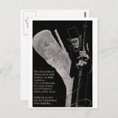 障害を持つアハブ ポストカード (正面/裏面)