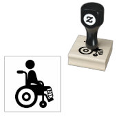 障害アイコンスタンプ ラバースタンプ (押印)