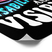 障害シャツすべての障害が表示されない ポスター (角)