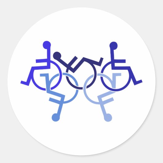 障害シール ラウンドシール (正面)