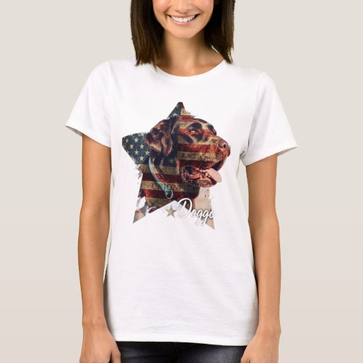 障害プライドの日 犬好きTシャツ Tシャツ (正面)