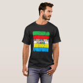 障害プライドフラグ障害月障害Aw Tシャツ (正面フル)