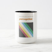 障害プライドマグ ツートーンマグカップ (中央)