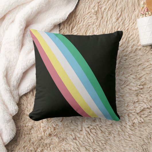 障害プライド旗 クッション (ブランケット)